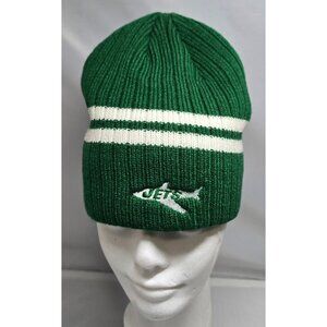 Reebok Gridiron Classic NFL New York Jets Green Beanie Hat One Size Acrylic